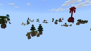 Screenshot of the Minecraft Bedrock Marketplace product Skyblock every drop is random created by Fall Studios.