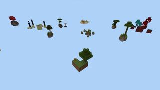 Screenshot of the Minecraft Bedrock Marketplace product Skyblock every drop is random created by Fall Studios.