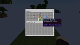 Screenshot of the Minecraft Bedrock Marketplace product Skyblock Extreme Tools created by Fall Studios.