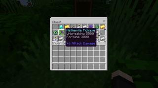 Screenshot of the Minecraft Bedrock Marketplace product Skyblock Extreme Tools created by Fall Studios.