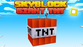 Thumbnail of the Minecraft Bedrock Marketplace product Skyblock TNT géant created by Fall Studios.