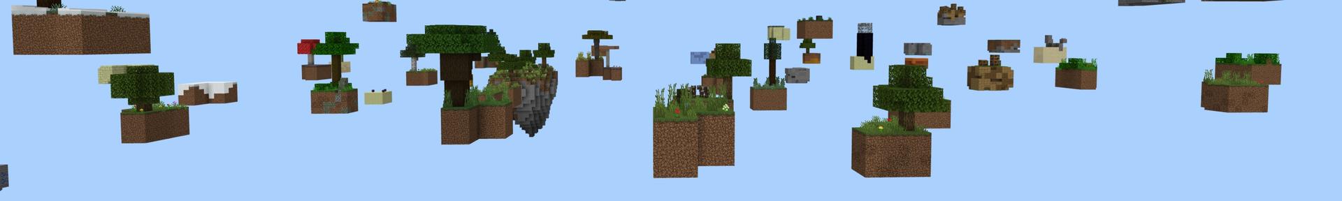 Panorama of the Minecraft Bedrock Marketplace product Skyblock Hacker Tools created by Fall Studios.