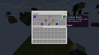 Screenshot of the Minecraft Bedrock Marketplace product Skyblock Hacker Tools created by Fall Studios.
