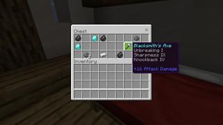 Screenshot of the Minecraft Bedrock Marketplace product Skyblock Hacker Tools created by Fall Studios.
