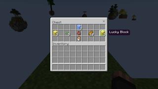 Screenshot of the Minecraft Bedrock Marketplace product Skyblock Lucky Islands created by Fall Studios.