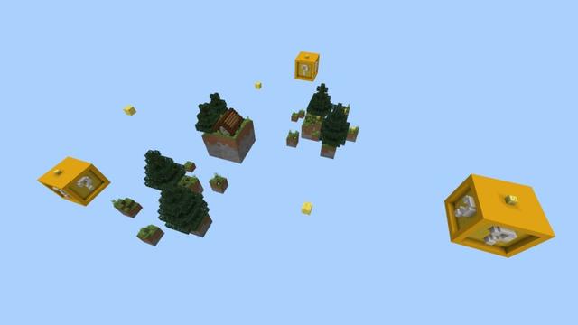 Screenshot of the Minecraft Bedrock Marketplace product Skyblock Lucky World created by Fall Studios.