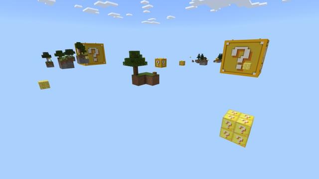 Screenshot of the Minecraft Bedrock Marketplace product Skyblock Lucky World created by Fall Studios.
