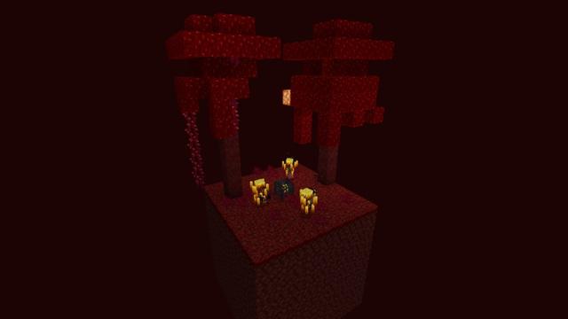 Screenshot of the Minecraft Bedrock Marketplace product Skyblock Mega Blocks created by Fall Studios.
