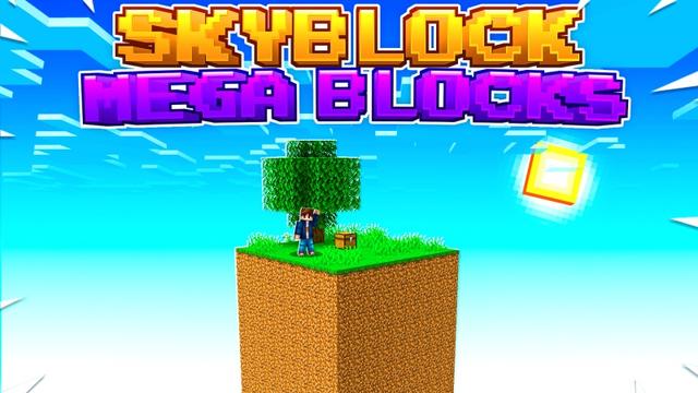 Thumbnail of the Minecraft Bedrock Marketplace product Skyblock Mega Bloques created by Fall Studios.