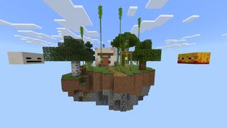 Screenshot of the Minecraft Bedrock Marketplace product Skyblock Mob Heads created by Fall Studios.