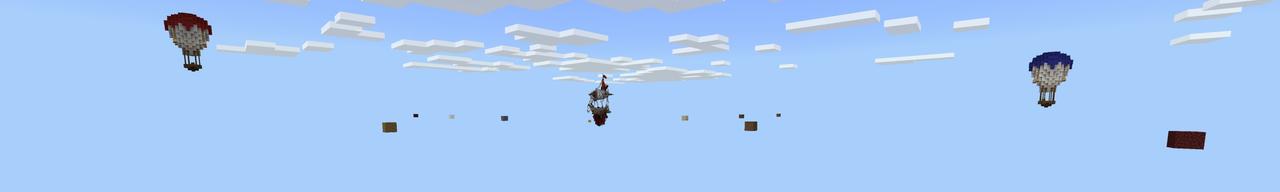 Panorama of the Minecraft Bedrock Marketplace product Skyblock One Block created by Fall Studios.