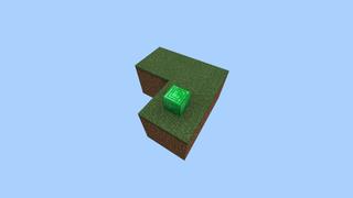 Screenshot of the Minecraft Bedrock Marketplace product Skyblock One Block created by Fall Studios.