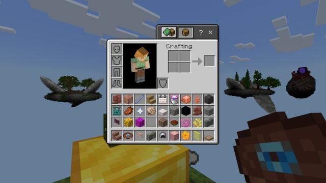 Screenshot of the Minecraft Bedrock Marketplace product Skyblock One Block created by Fall Studios.