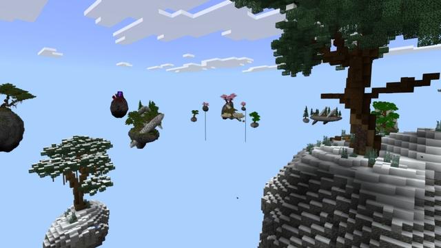 Screenshot of the Minecraft Bedrock Marketplace product Skyblock One Block created by Fall Studios.