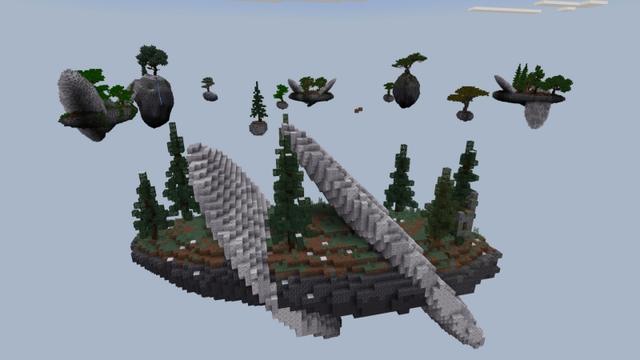 Screenshot of the Minecraft Bedrock Marketplace product Skyblock One Block created by Fall Studios.