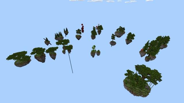 Screenshot of the Minecraft Bedrock Marketplace product Skyblock Random Drop Challenge created by Fall Studios.