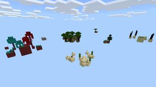 Screenshot of the Minecraft Bedrock Marketplace product Skyblock Random Drops created by Fall Studios.