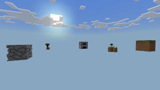 Screenshot of the Minecraft Bedrock Marketplace product Skyblock Ultimate Blocks created by Fall Studios.