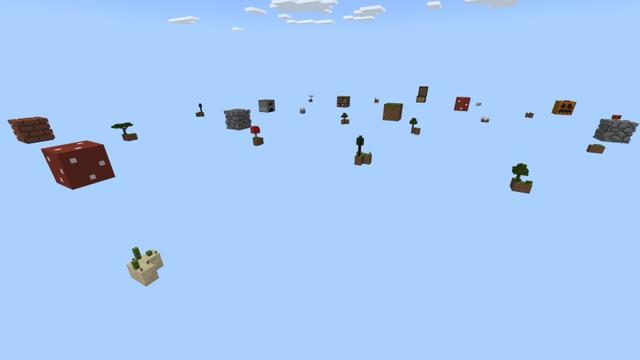 Screenshot of the Minecraft Bedrock Marketplace product Skyblock Ultimate Blocks created by Fall Studios.