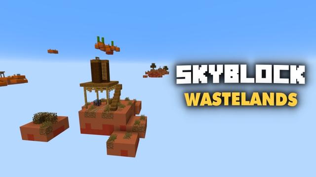 Thumbnail of the Minecraft Bedrock Marketplace product Terras Desertas de Skyblock created by Fall Studios.