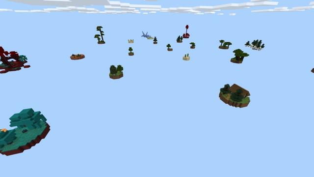 Screenshot of the Minecraft Bedrock Marketplace product Skyblock World created by Fall Studios.