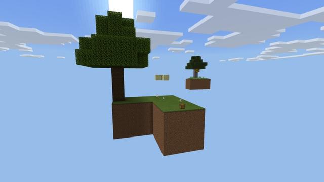 Screenshot of the Minecraft Bedrock Marketplace product Skyblock XL created by Fall Studios.