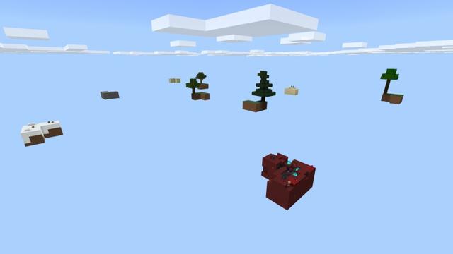 Screenshot of the Minecraft Bedrock Marketplace product Skyblock XL created by Fall Studios.