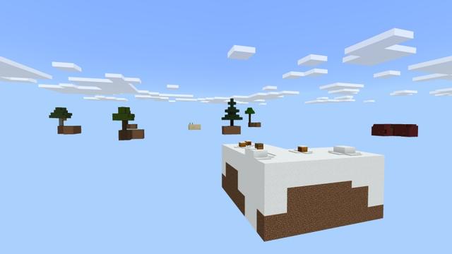 Screenshot of the Minecraft Bedrock Marketplace product Skyblock XL created by Fall Studios.