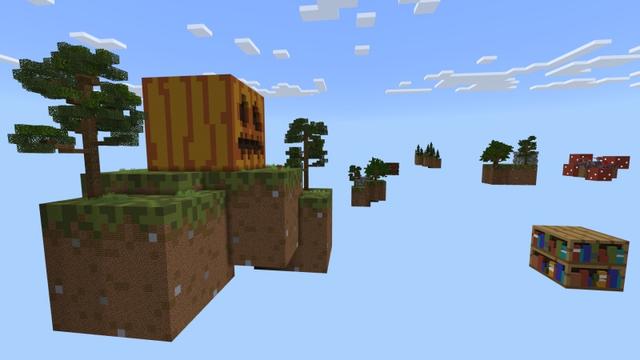 Screenshot of the Minecraft Bedrock Marketplace product Skyblock XXL created by Fall Studios.