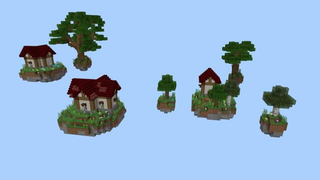 Screenshot of the Minecraft Bedrock Marketplace product Skyblock created by Fall Studios.