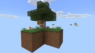 Screenshot of the Minecraft Bedrock Marketplace product Skyblock created by Fall Studios.