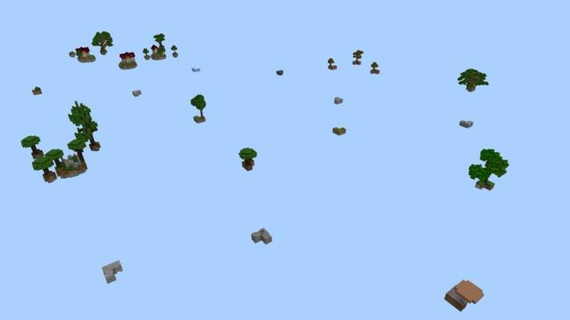 Screenshot of the Minecraft Bedrock Marketplace product Skyblock created by Fall Studios.
