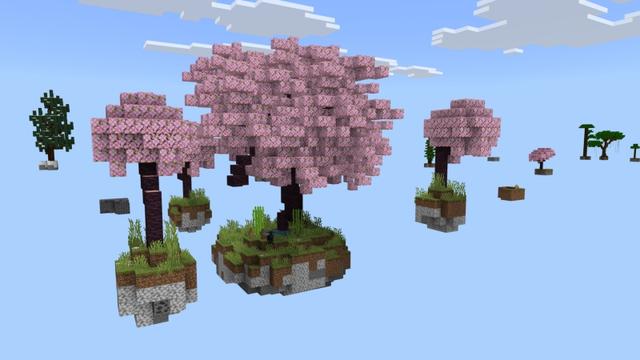 Screenshot of the Minecraft Bedrock Marketplace product Skyblock created by Fall Studios.