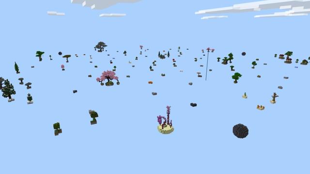 Screenshot of the Minecraft Bedrock Marketplace product Skyblock created by Fall Studios.