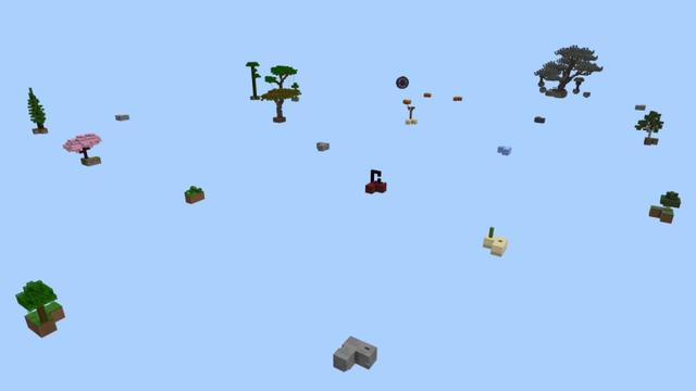 Screenshot of the Minecraft Bedrock Marketplace product Skyblock created by Fall Studios.