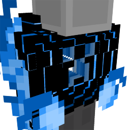 Thumbnail of the Minecraft Bedrock Marketplace product Soul Blue Flame Creeper Hoodie created by Fall Studios.