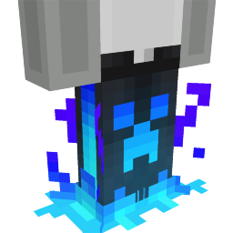 Thumbnail of the Minecraft Bedrock Marketplace product Soul Blue Glow Ground Creeper Jeans created by Fall Studios.