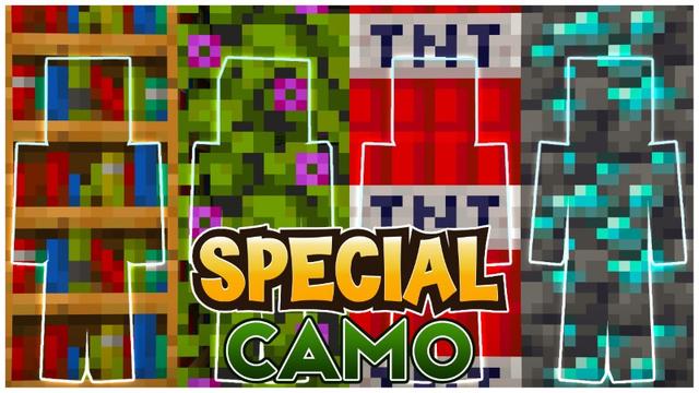 Thumbnail of the Minecraft Bedrock Marketplace product Special Camo created by Fall Studios.