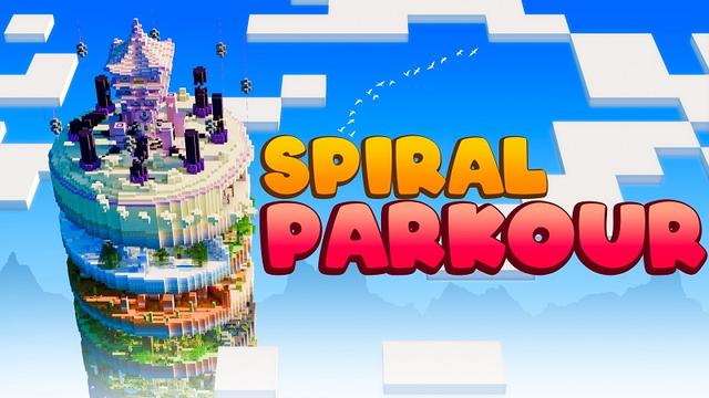 Thumbnail of the Minecraft Bedrock Marketplace product Spiral Parkour created by Fall Studios.