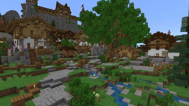 Screenshot of the Minecraft Bedrock Marketplace product Stonehill Castle created by Fall Studios.