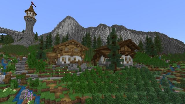 Screenshot of the Minecraft Bedrock Marketplace product Stonehill Castle created by Fall Studios.