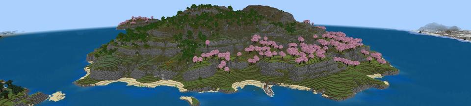 Panorama of the Minecraft Bedrock Marketplace product Stranded Survival created by Fall Studios.