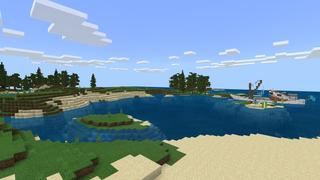Screenshot of the Minecraft Bedrock Marketplace product Stranded Survival created by Fall Studios.