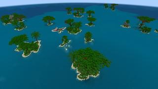 Screenshot of the Minecraft Bedrock Marketplace product Stranded created by Fall Studios.