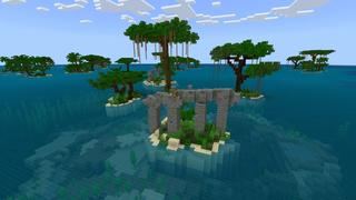 Screenshot of the Minecraft Bedrock Marketplace product Stranded created by Fall Studios.