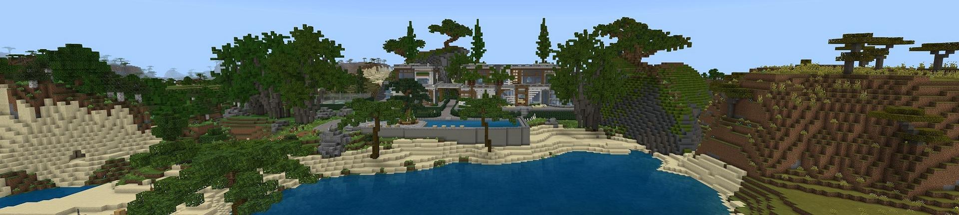 Summer Millionaire Mansion by Fall Studios | CHUNK - Minecraft Bedrock ...