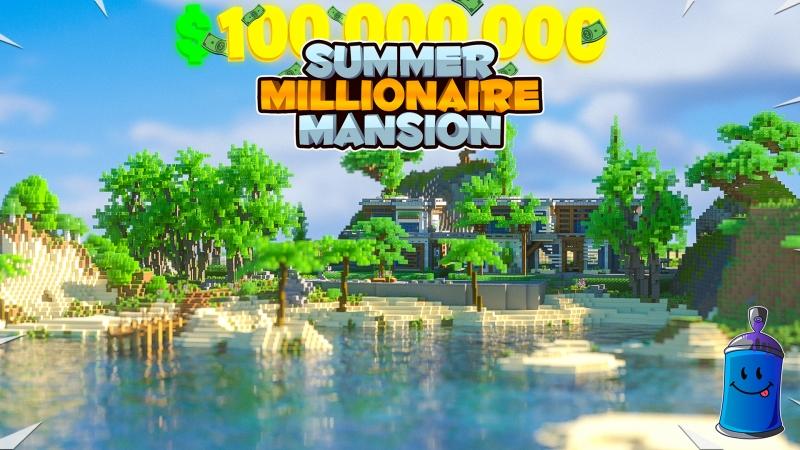 Summer Millionaire Mansion by Fall Studios | CHUNK - Minecraft Bedrock ...
