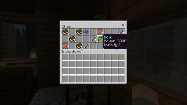 Screenshot of the Minecraft Bedrock Marketplace product Super Weapons created by Fall Studios.