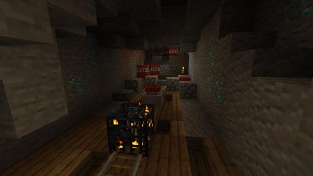 Screenshot of the Minecraft Bedrock Marketplace product Super Weapons created by Fall Studios.