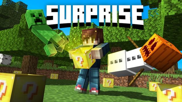 Thumbnail of the Minecraft Bedrock Marketplace product Surprise! created by Fall Studios.